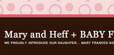 mary and heff website on squarespace